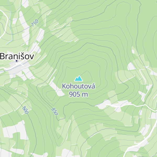 Map of Kohoutová