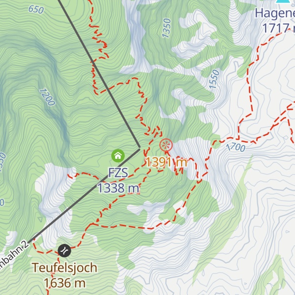 Map of Schönbergalm
