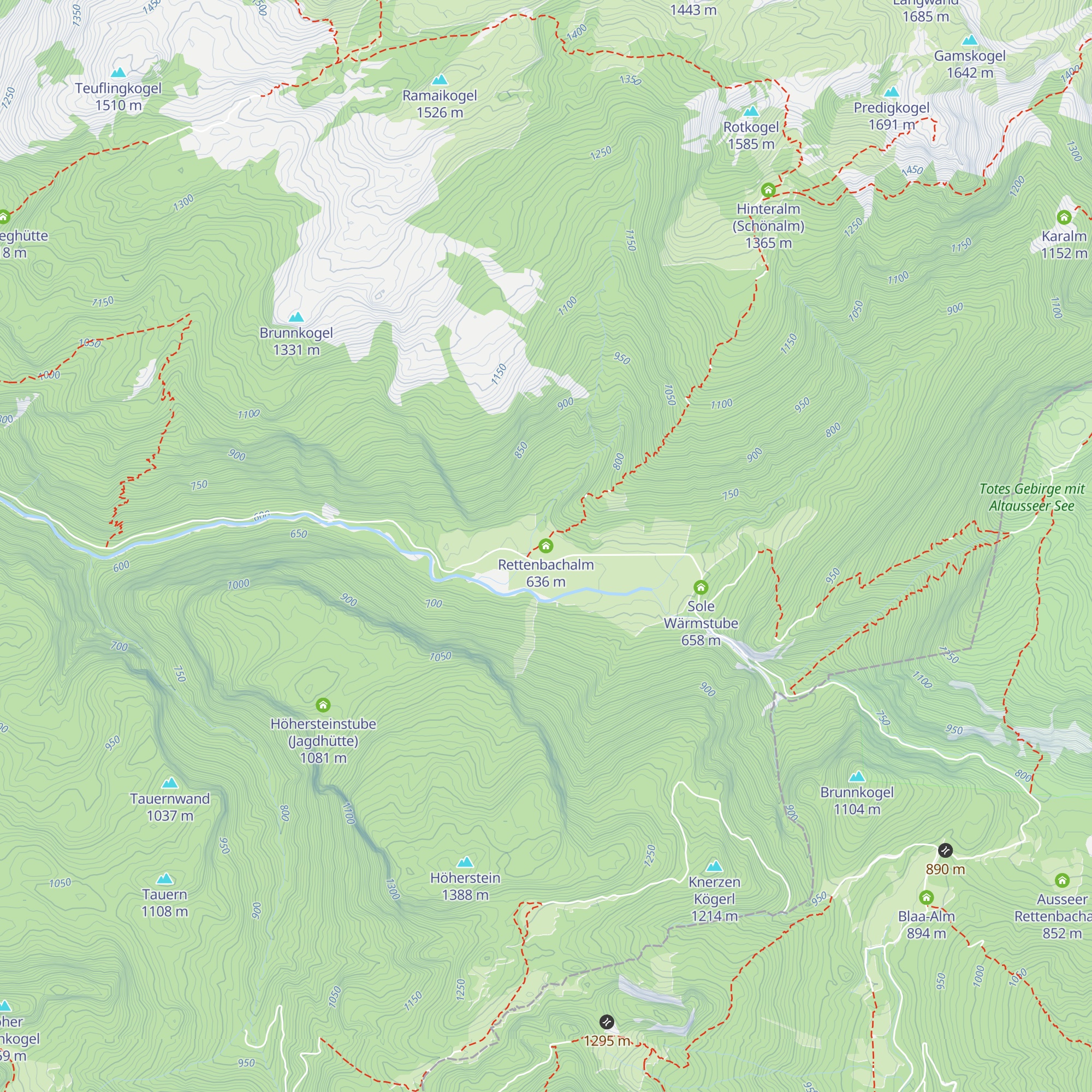 Rettenbachalm map
