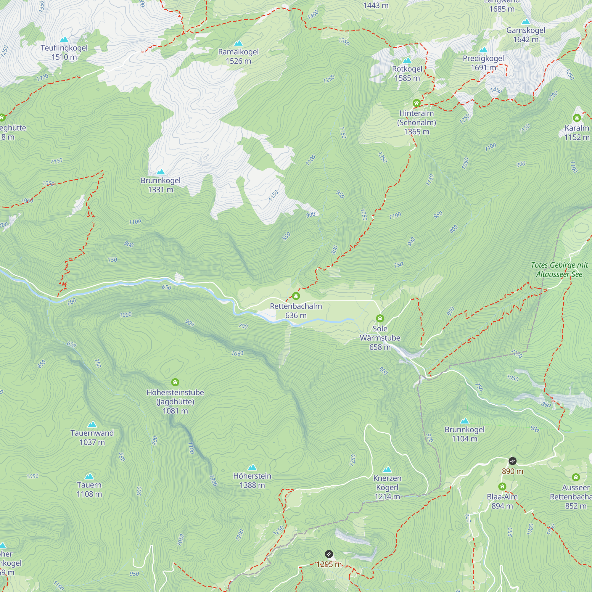 Rettenbachalm map