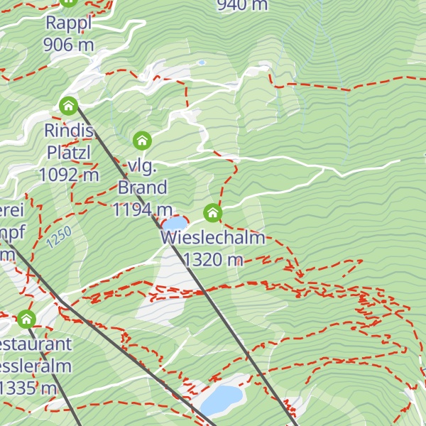 Map of Wieslechalm