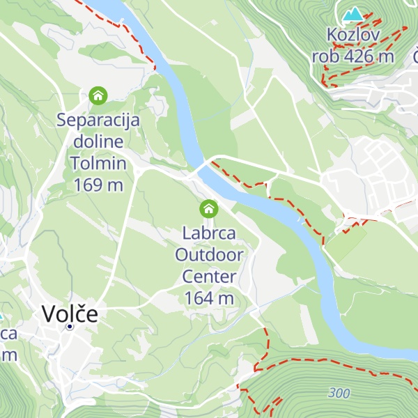 Map of Labrca Outdoor Center