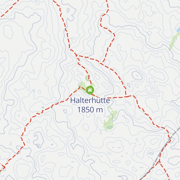 Map of Halterhütte