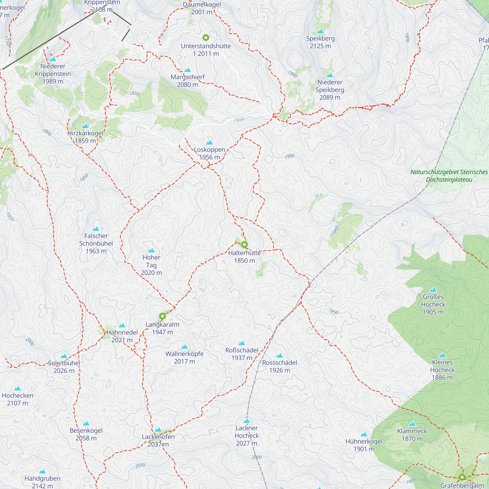 Halterhütte map