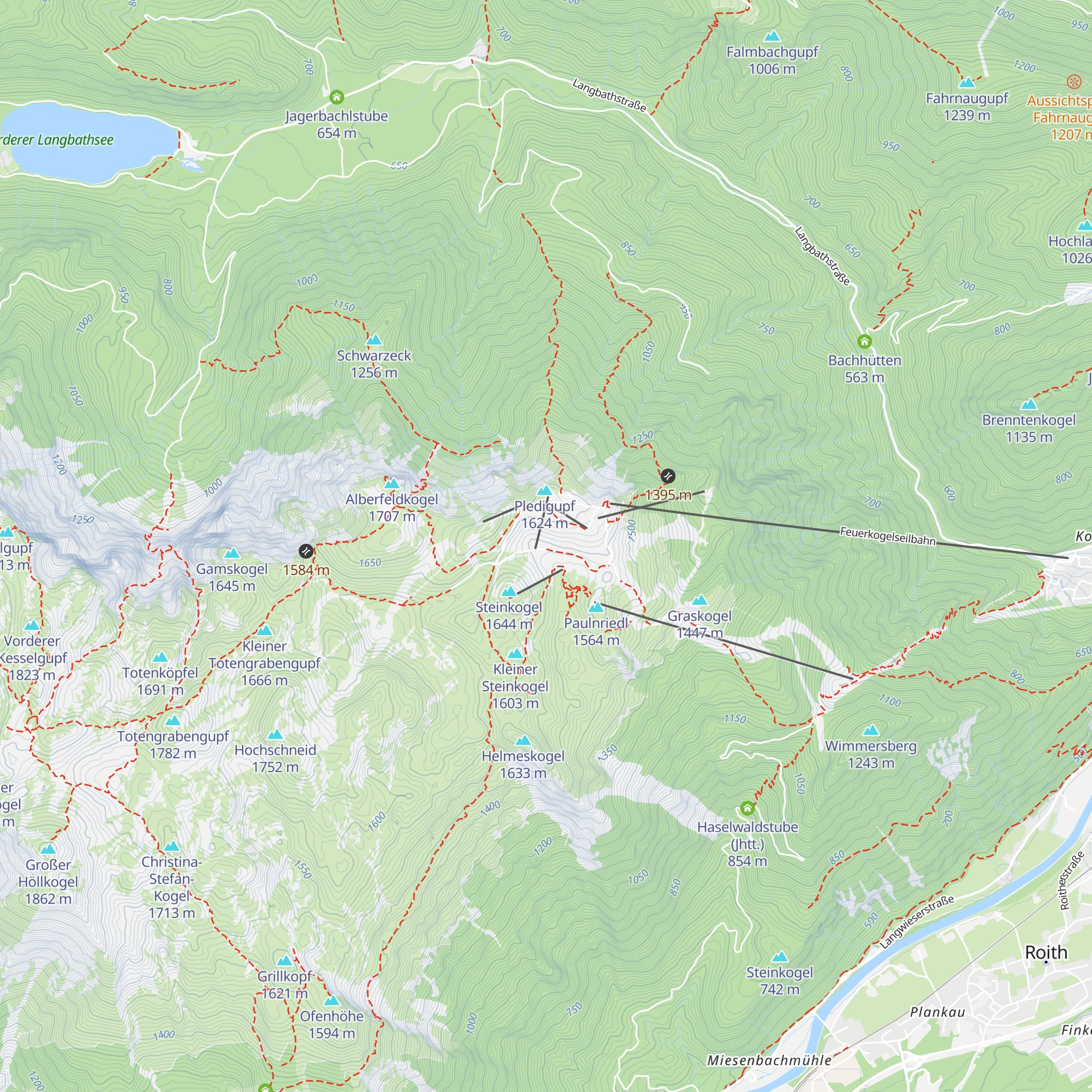JuSchuh Berghütte map
