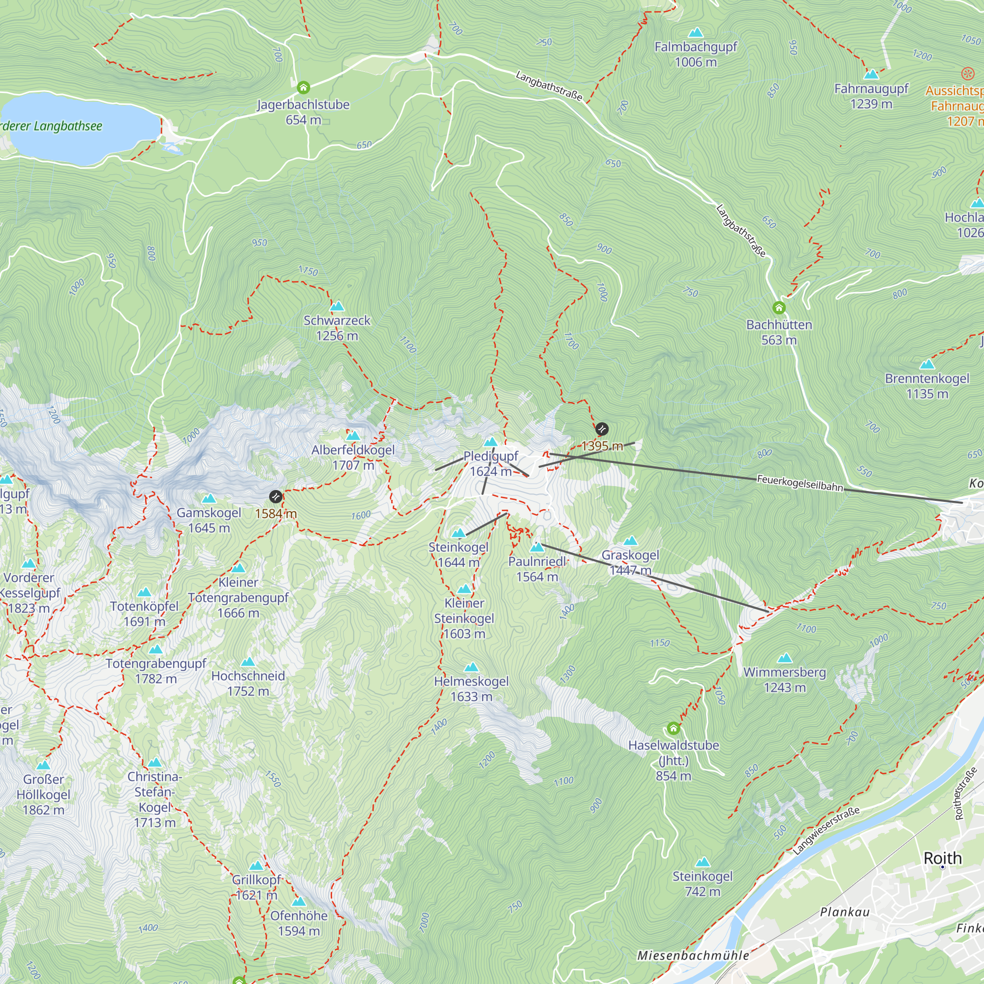 JuSchuh Berghütte map