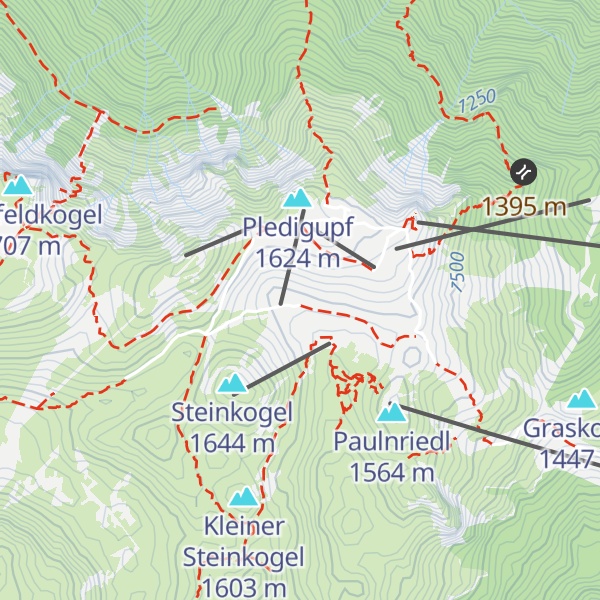 Map of JuSchuh Berghütte