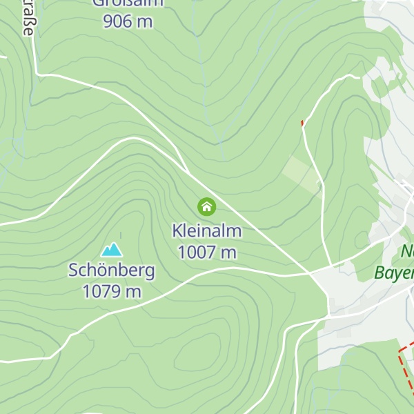 Map of Kleinalm