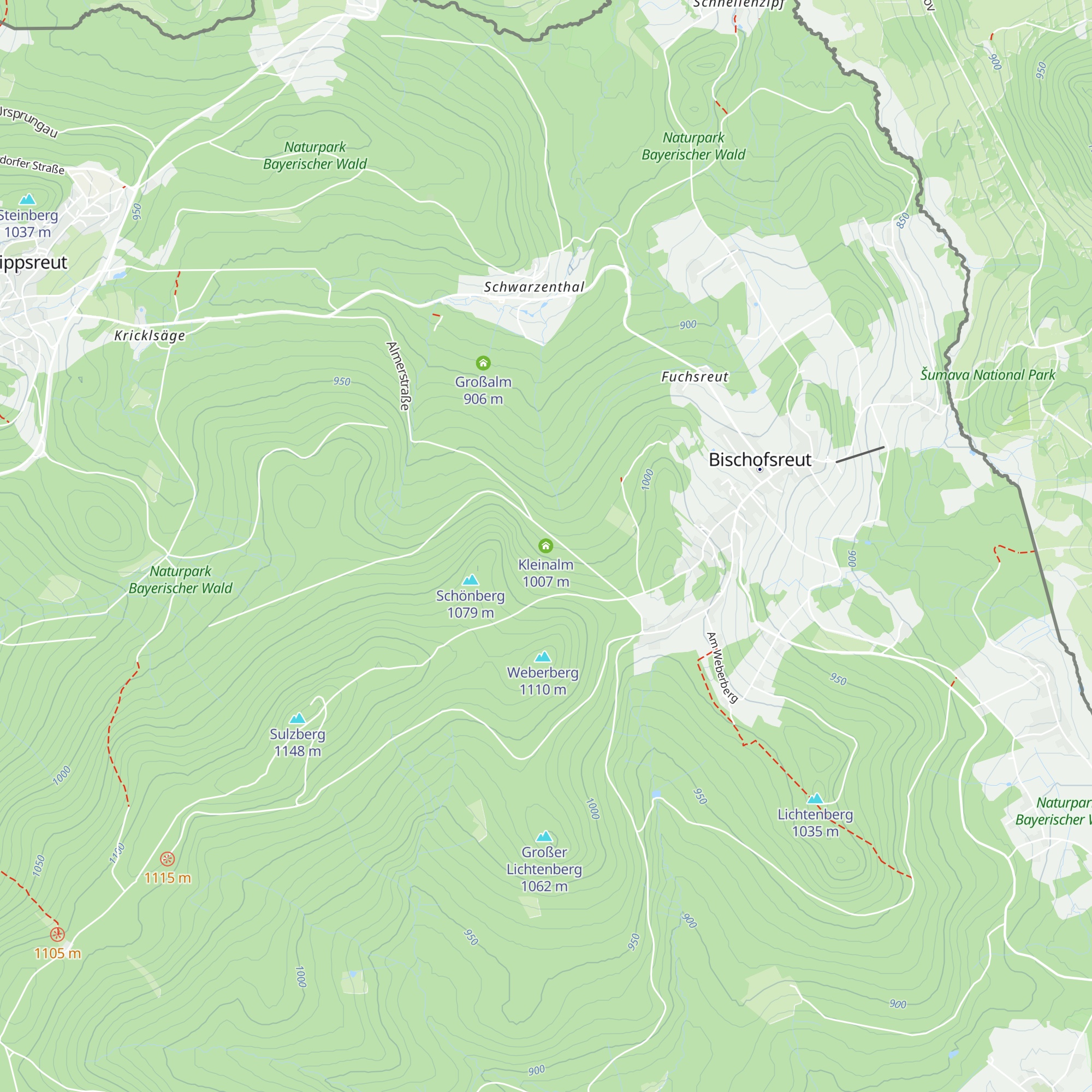 Kleinalm map