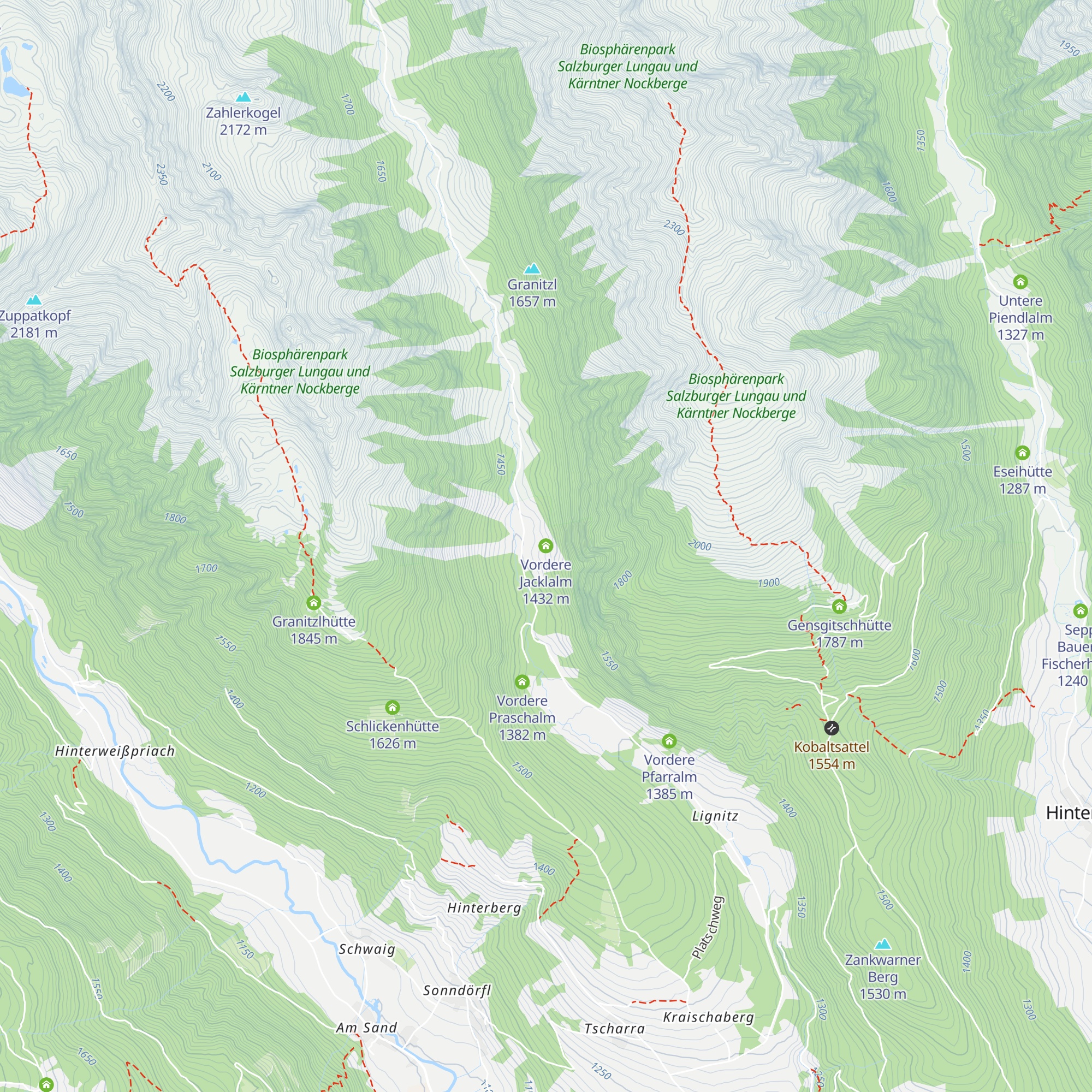 Vordere Jacklalm map
