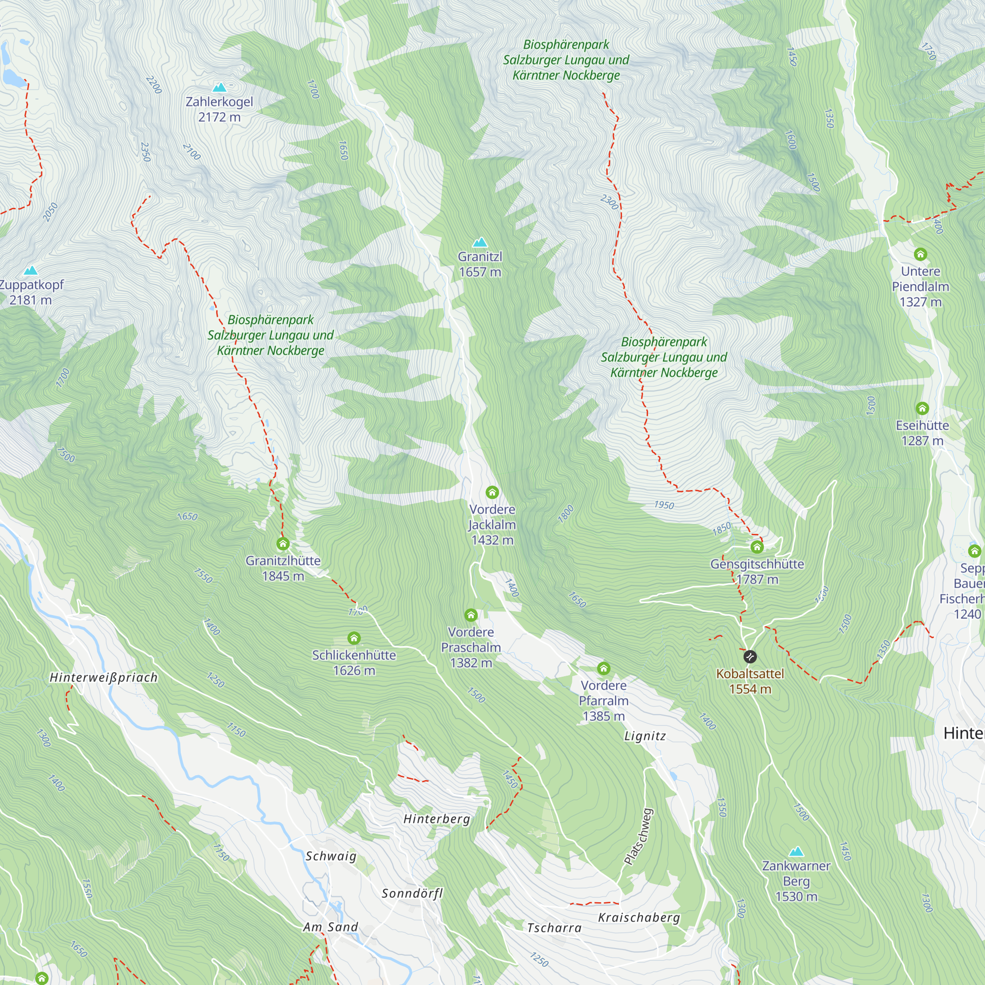 Vordere Jacklalm map