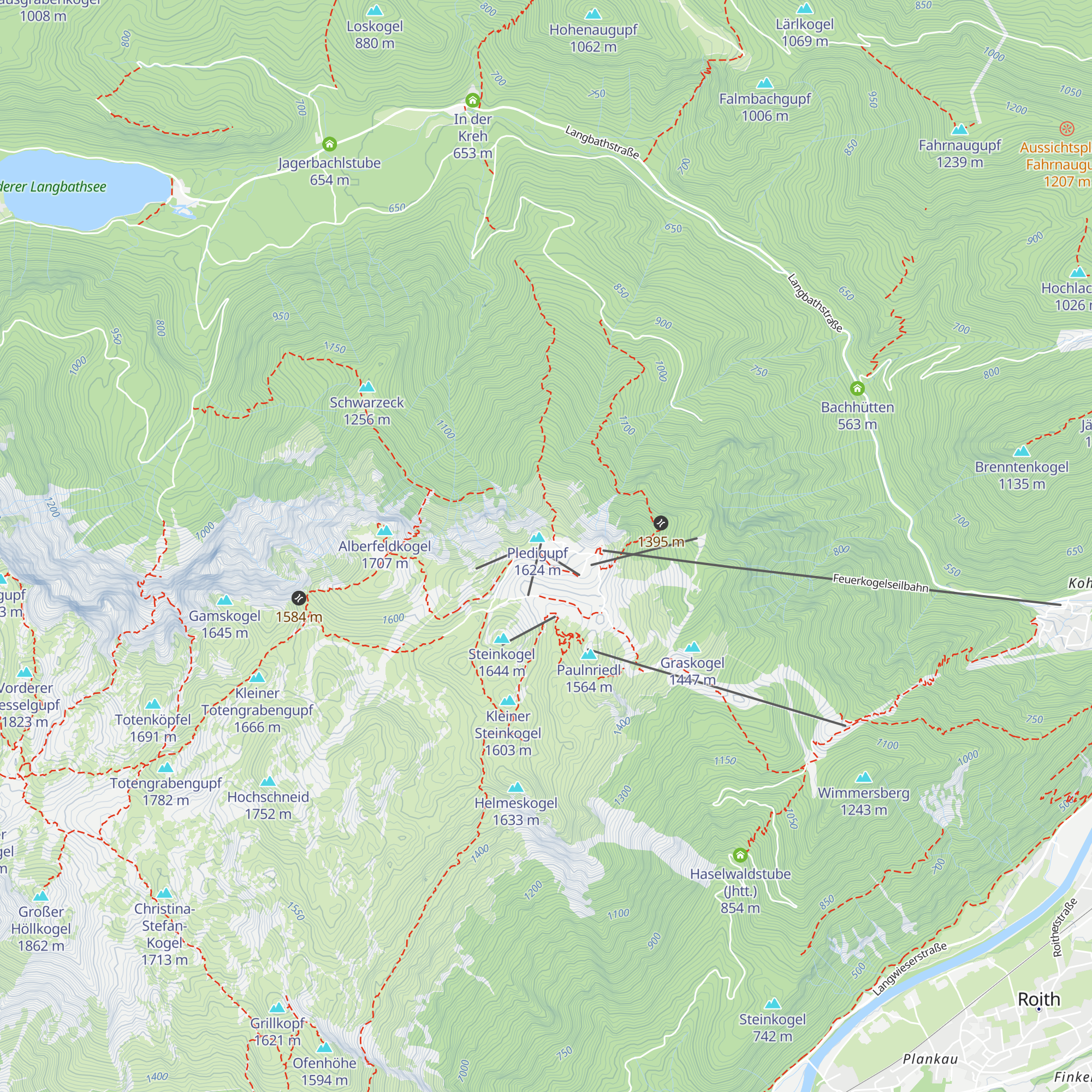 Berggasthof Edelweiss map
