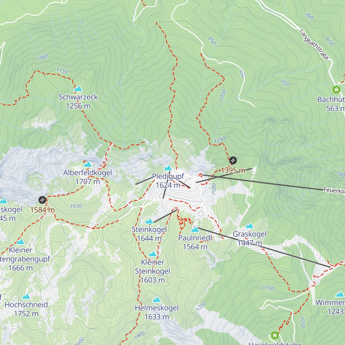 Berggasthof Edelweiss map