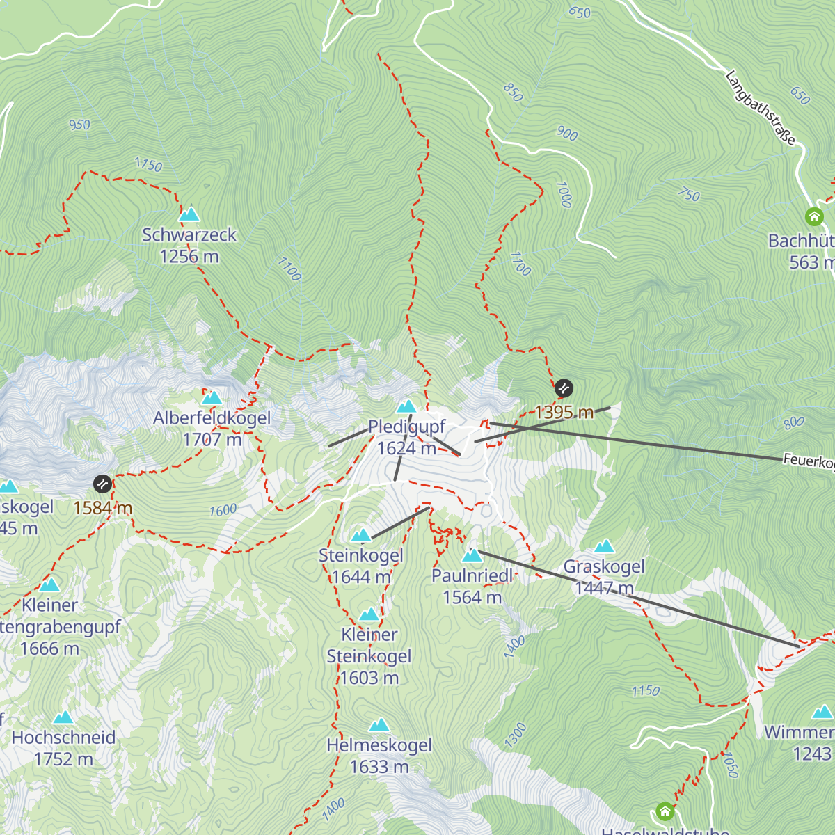 Berggasthof Edelweiss map