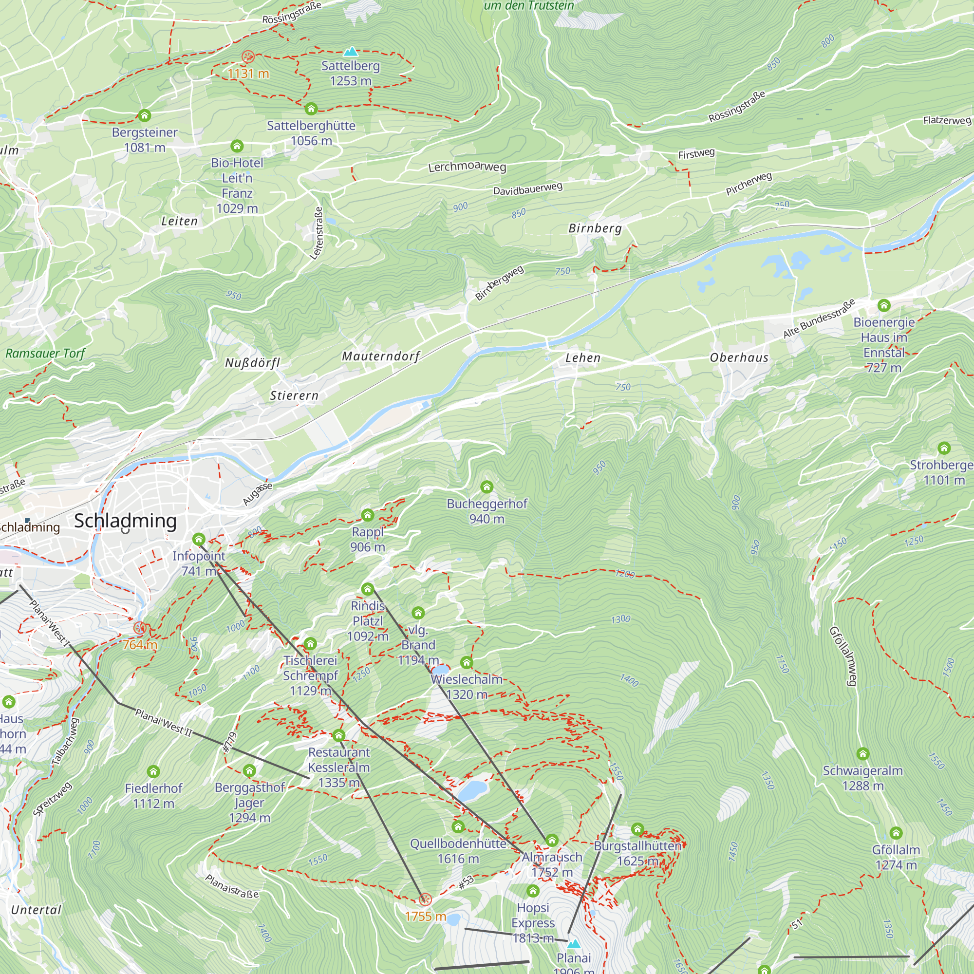 Bucheggerhof map