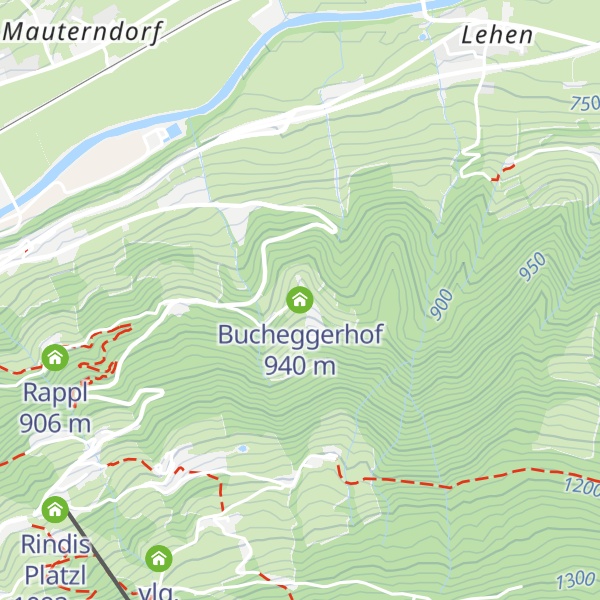 Map of Bucheggerhof