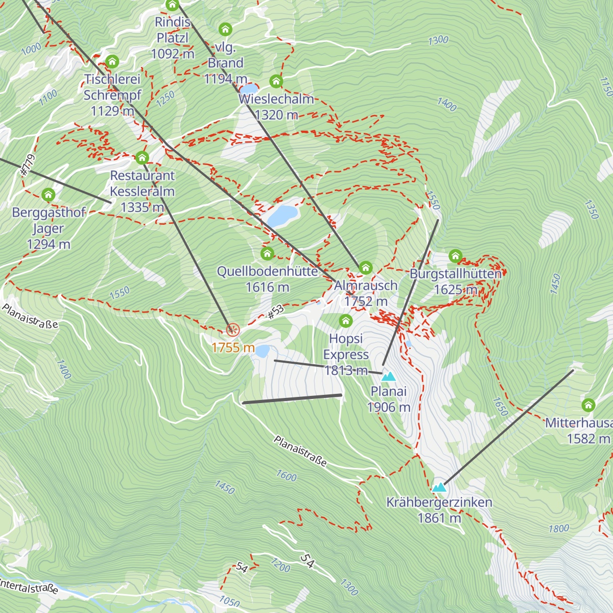 Märchenwiesenhütte map