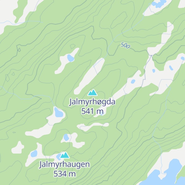 Map of Jalmyrhøgda