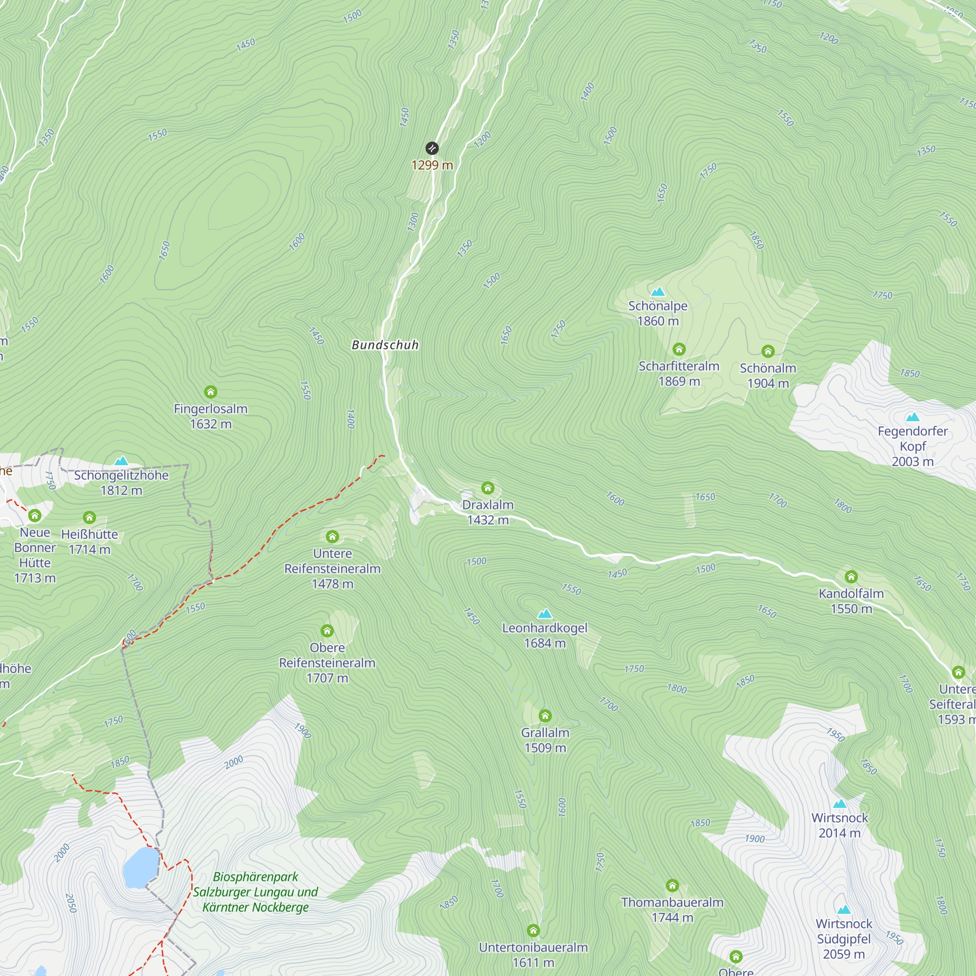 Draxlalm map