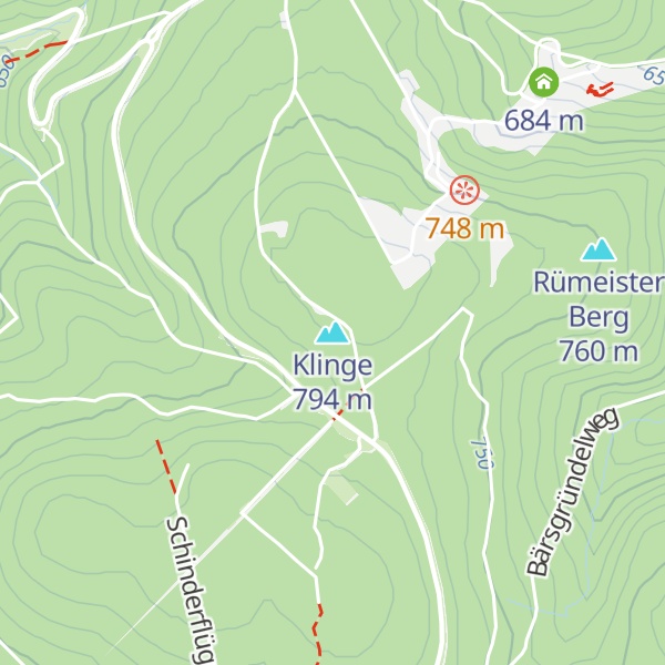 Map of Klinge