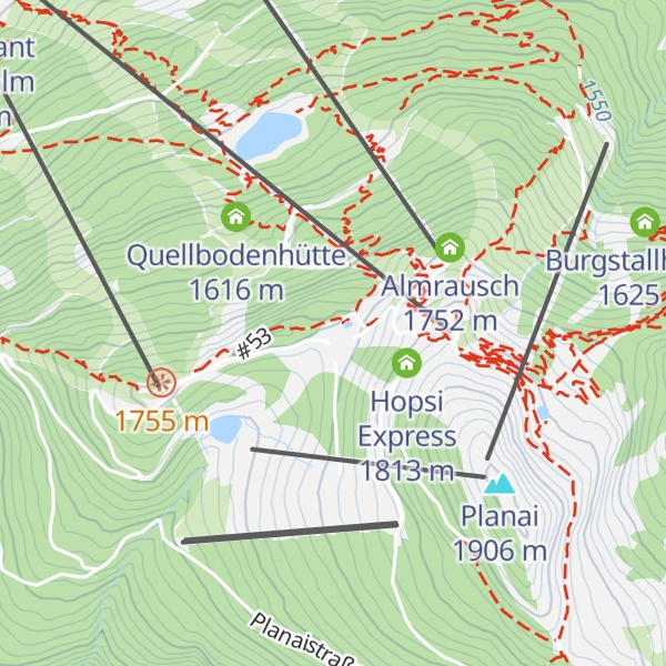 Map of Pistenraupe