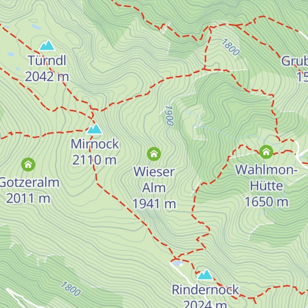 Map of Wieser Alm