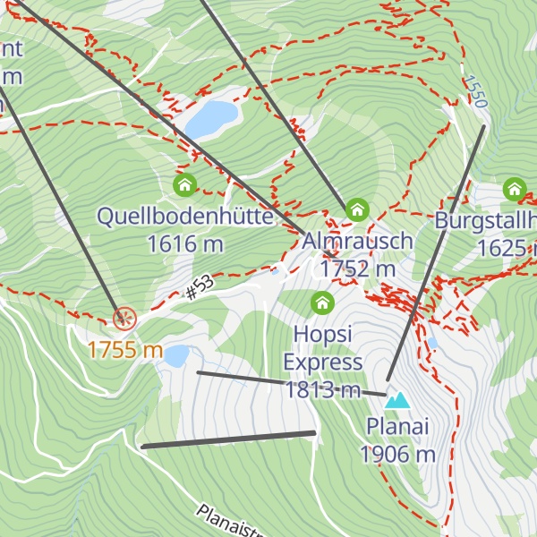 Map of Dachstein Gondel