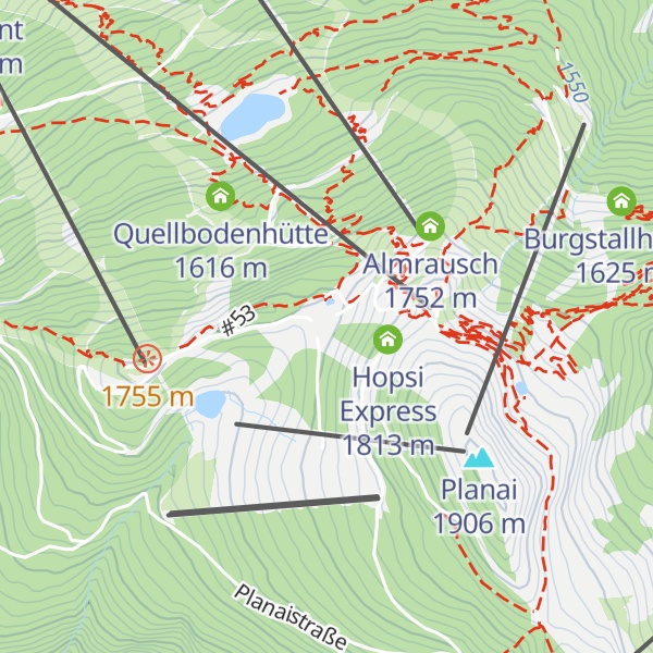 Map of Hopsi Express