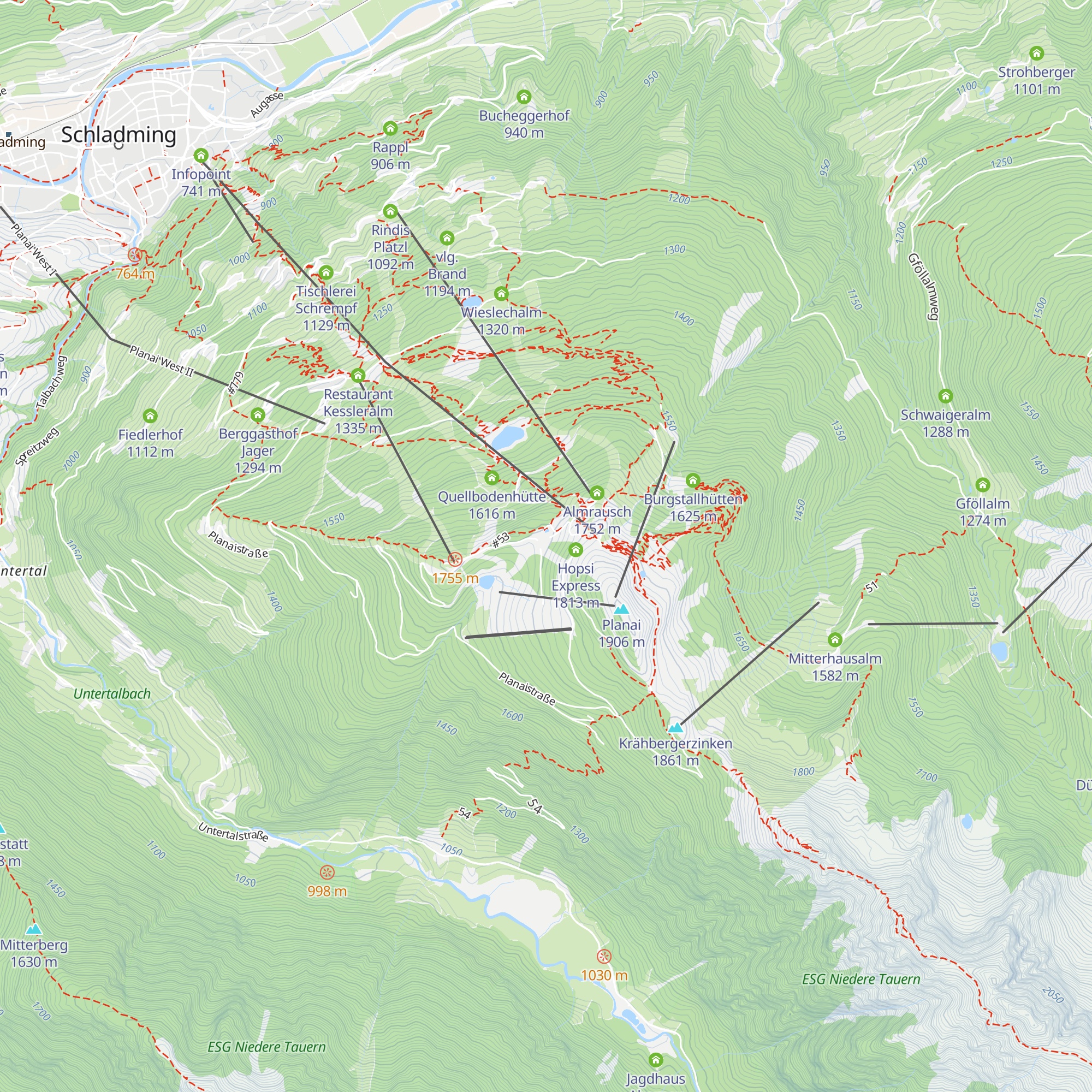 Kugelbahn map