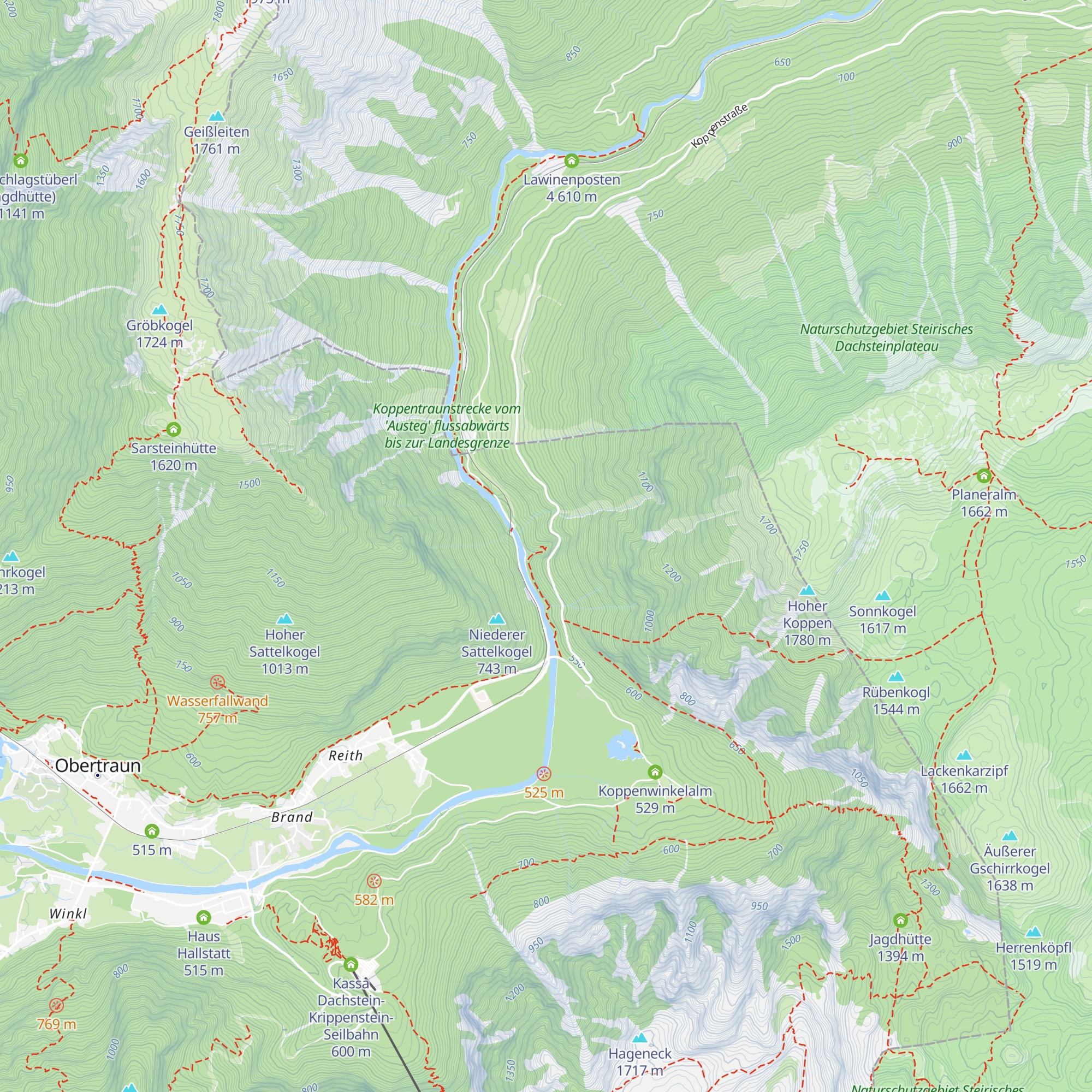 Koppenbrüller Höhle map