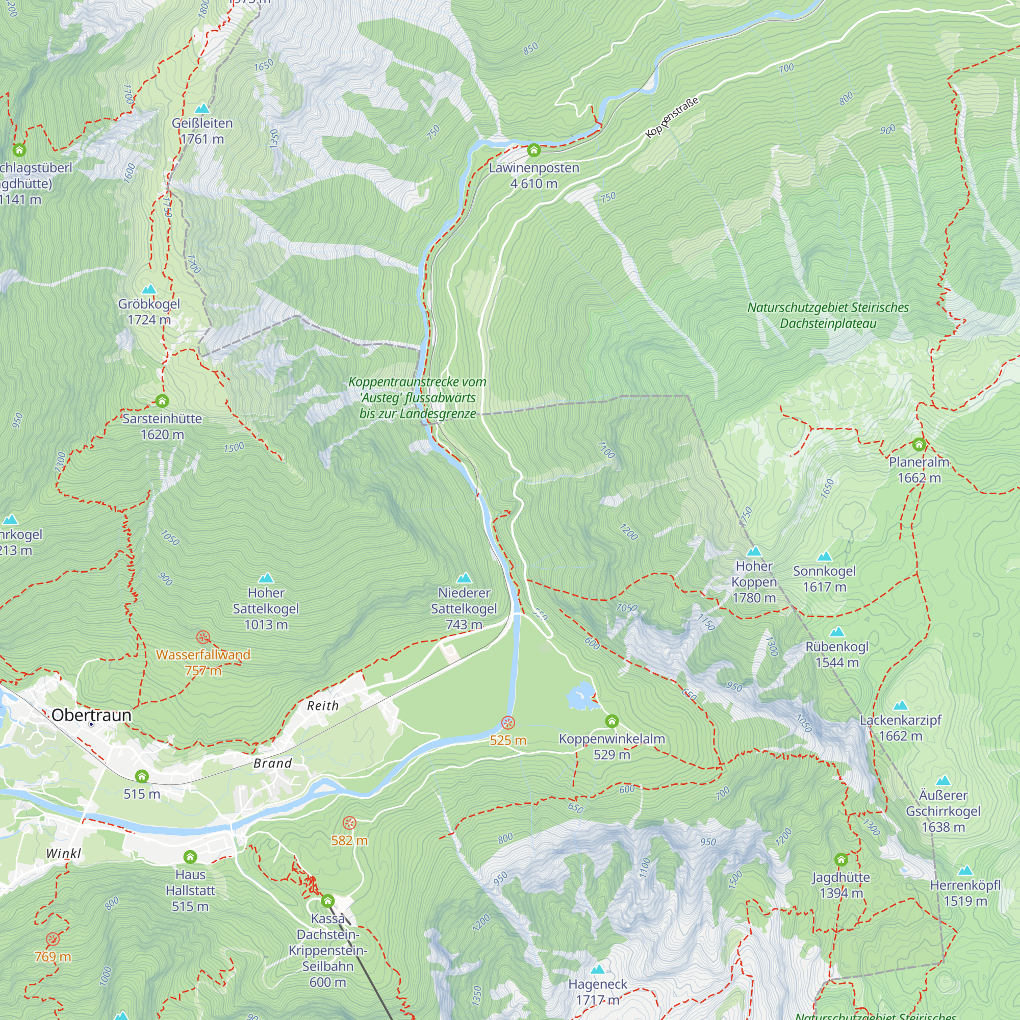 Koppenbrüller Höhle map