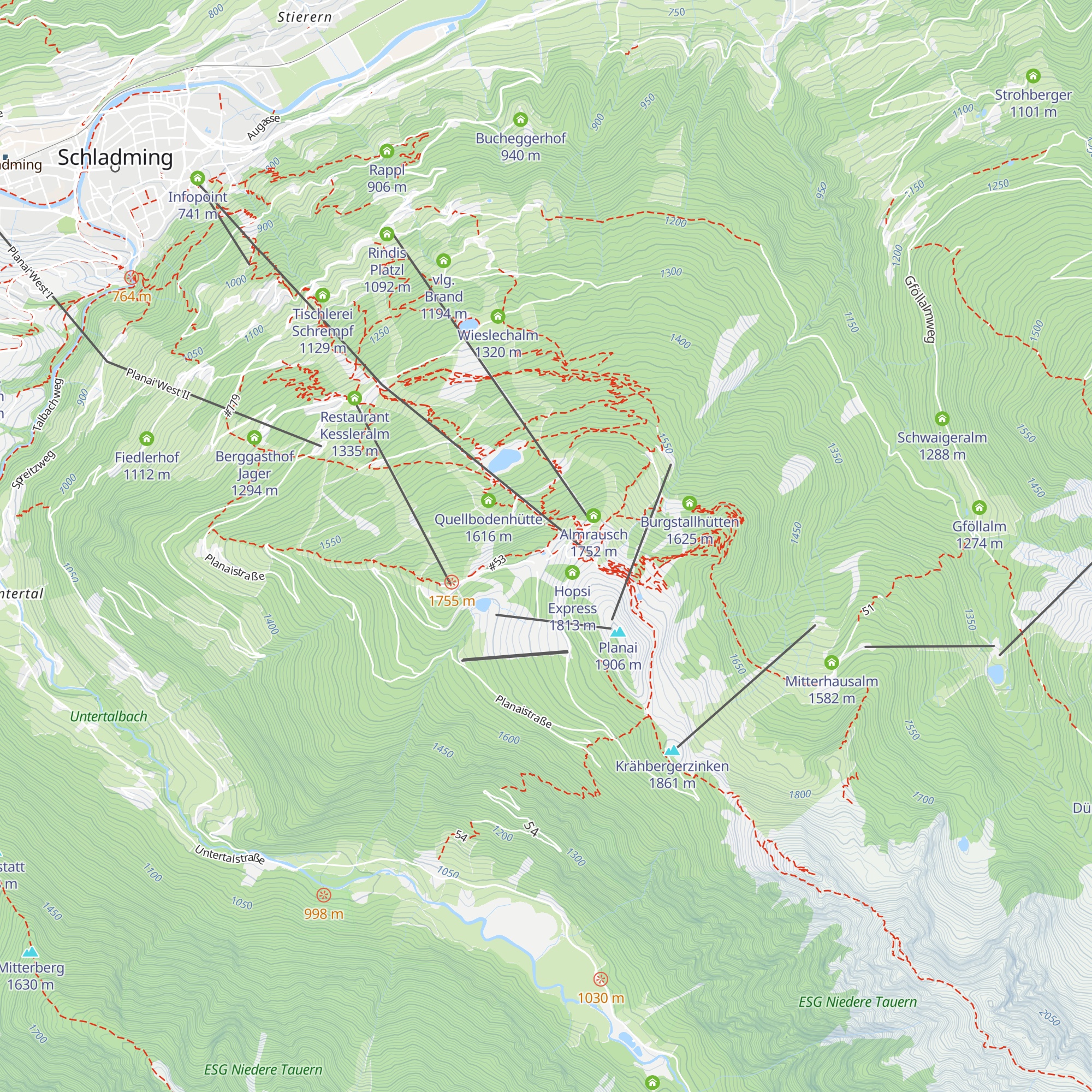 Bergrettungshütte map