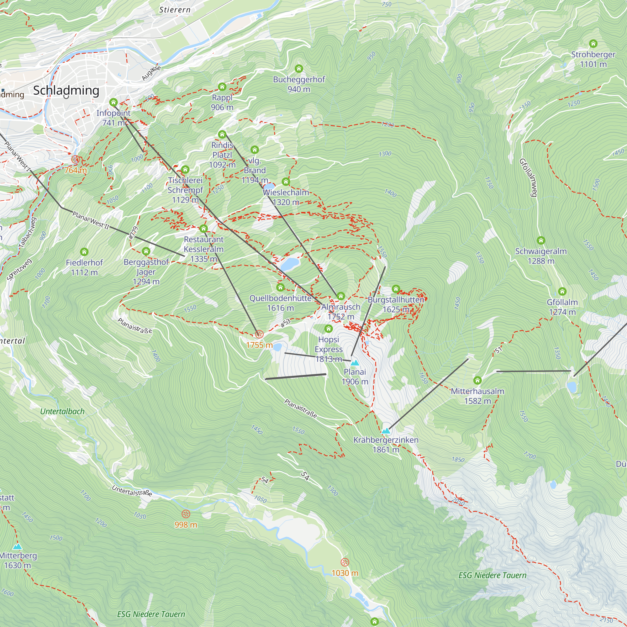 Bergrettungshütte map