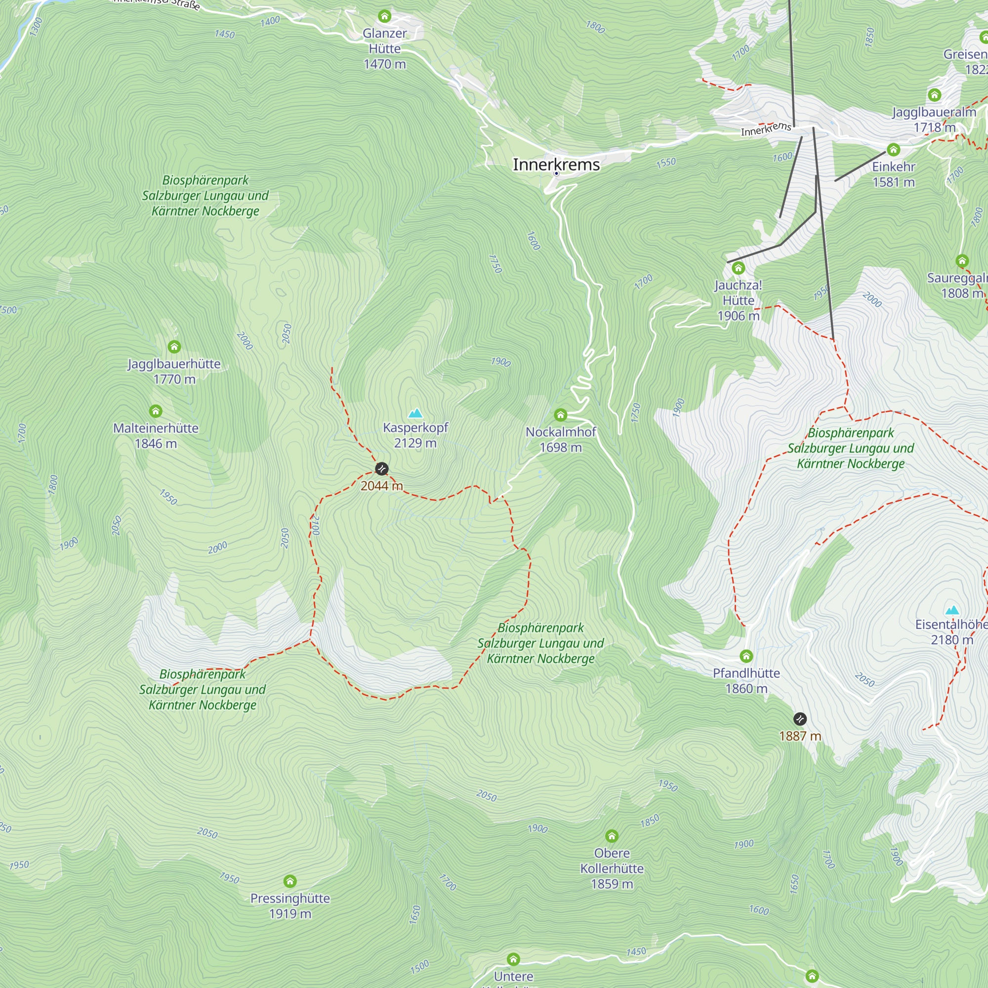 Bärengrubenalm map