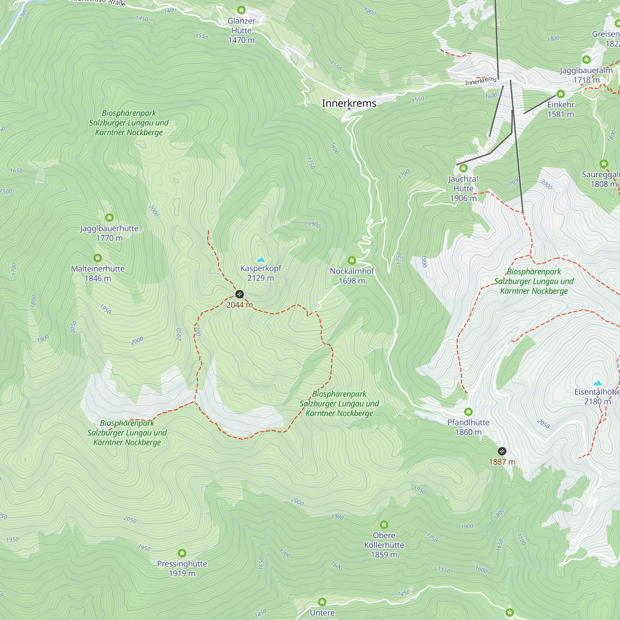Bärengrubenalm map