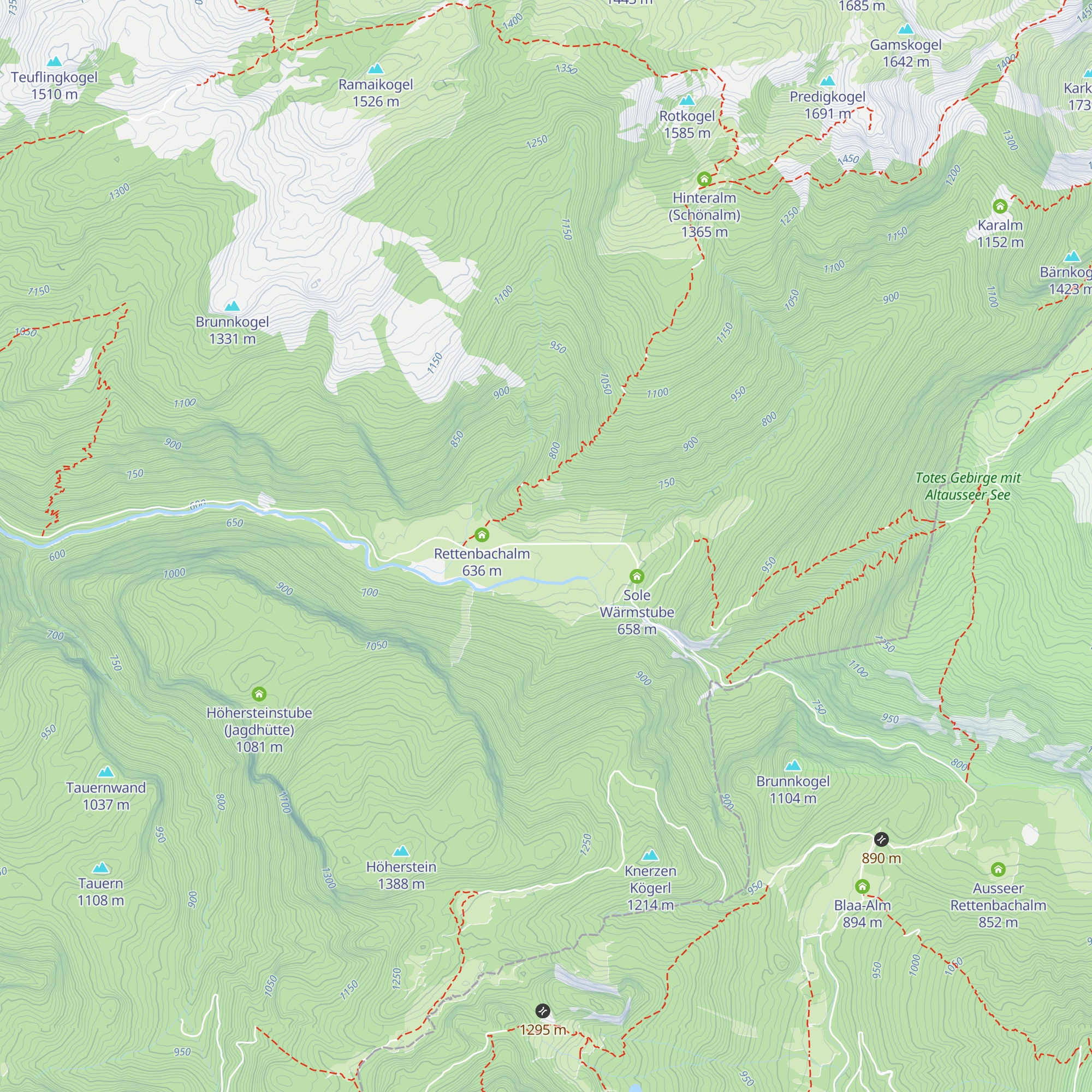 Wirndl-Hütte map