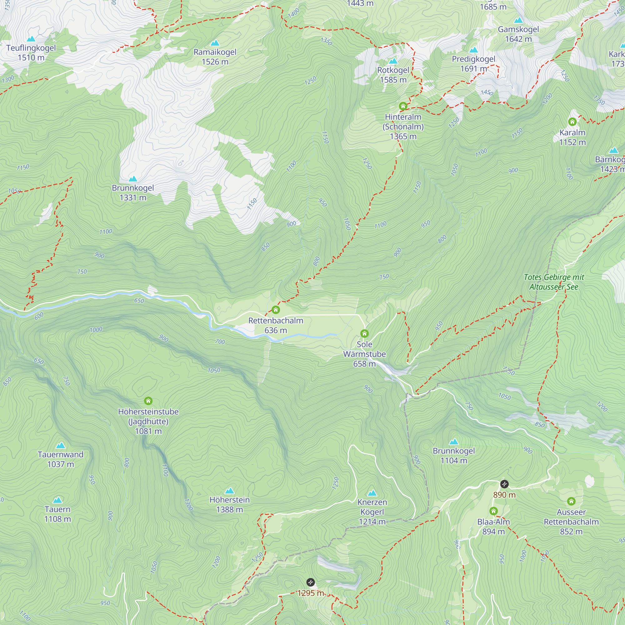 Lippenbauernhütte map