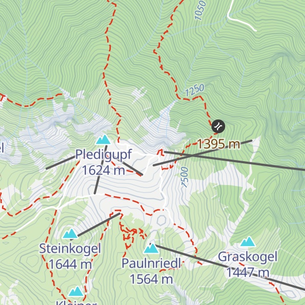 Map of Berggasthof Feuerkogel