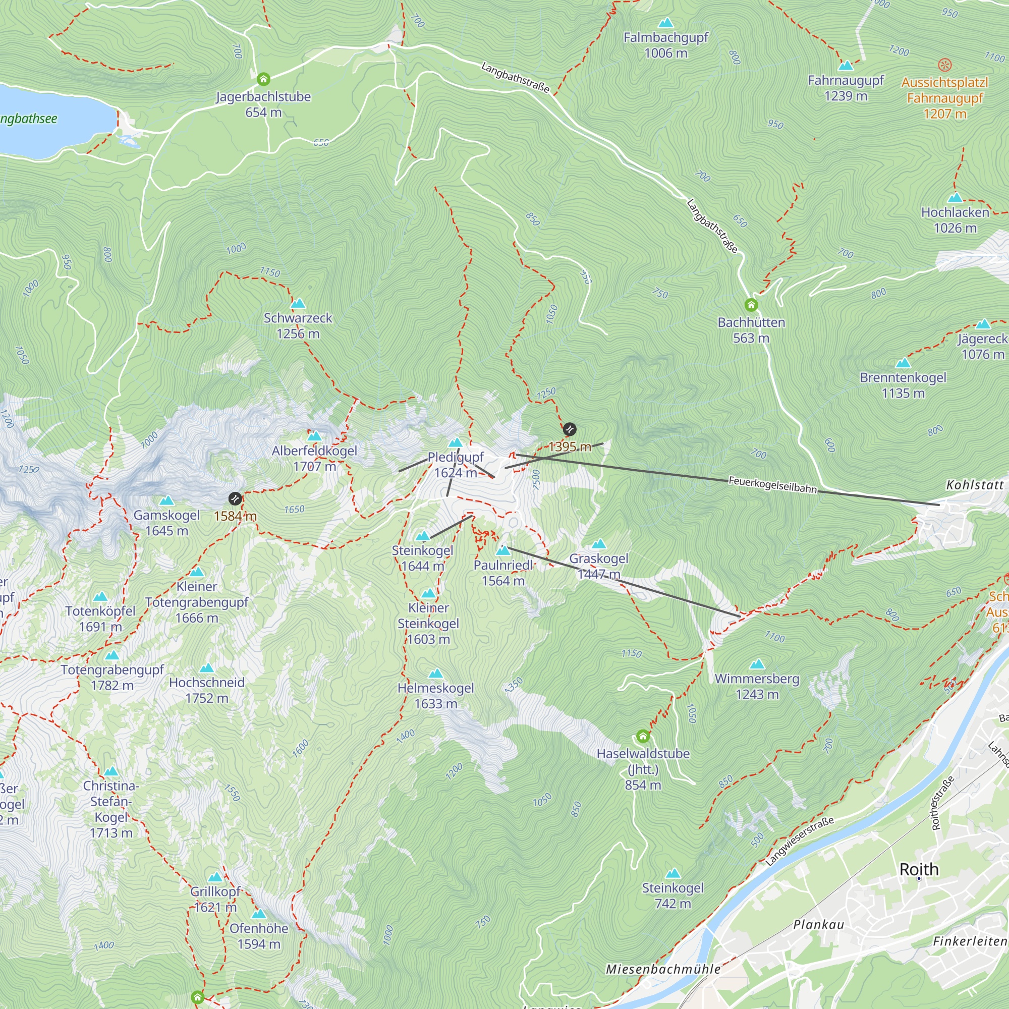 Koller-Alm map