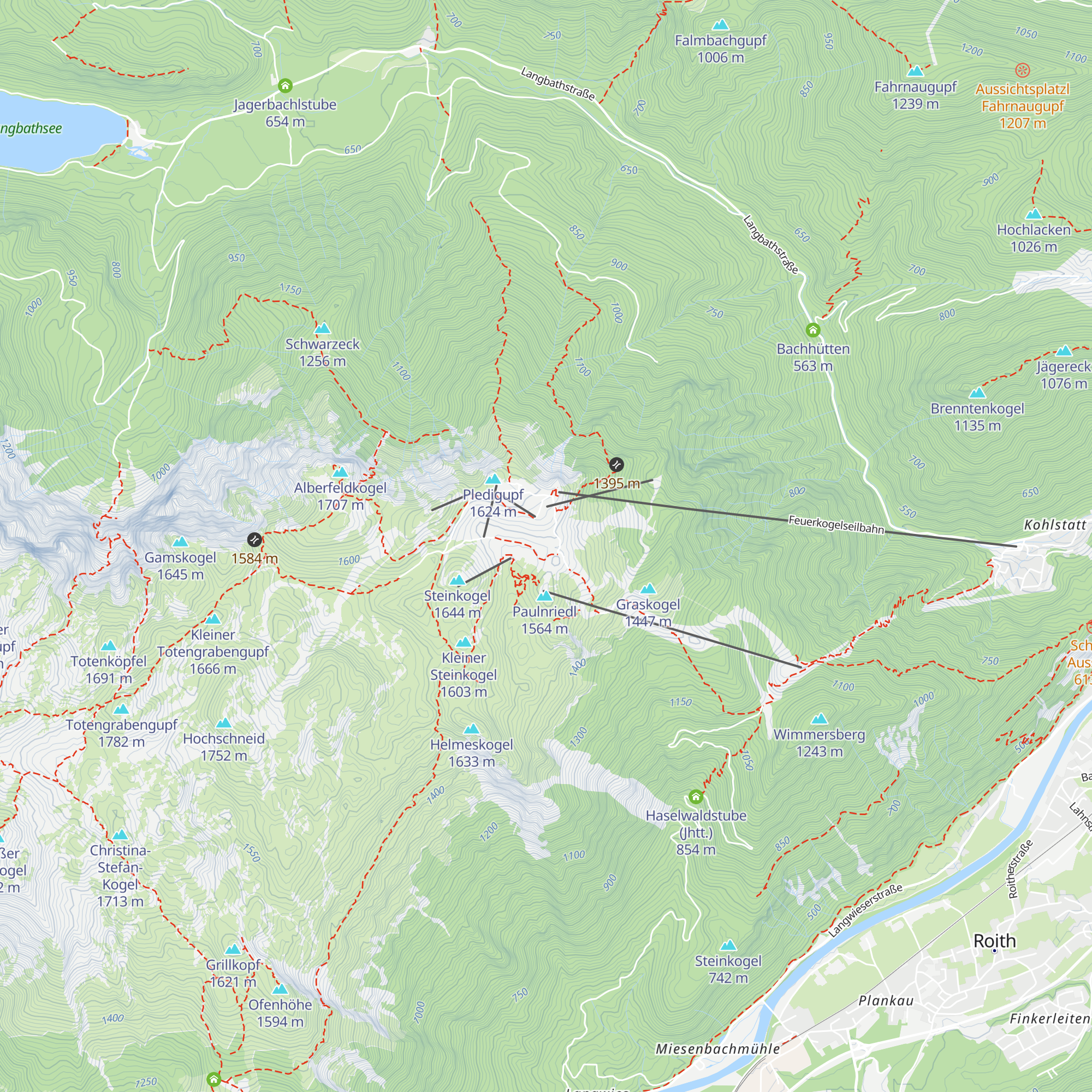 Koller-Alm map