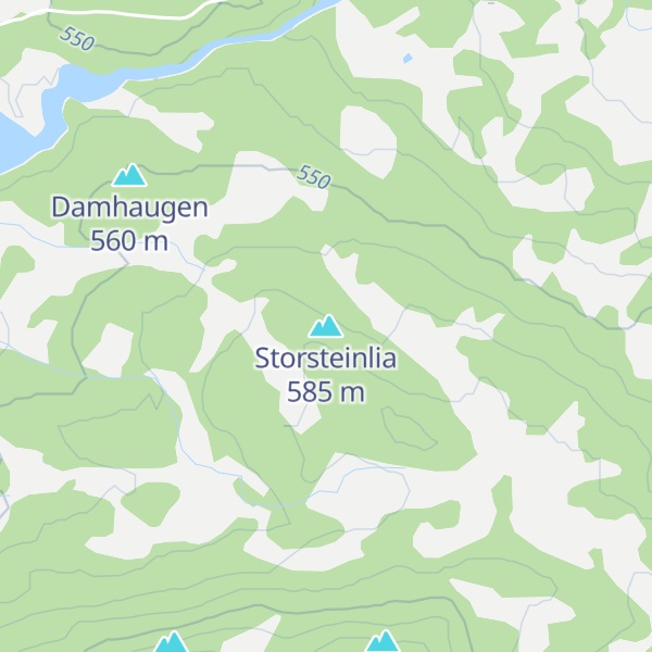 Map of Storsteinlia