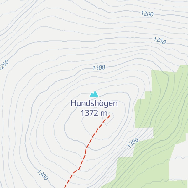 Map of Hundshögen