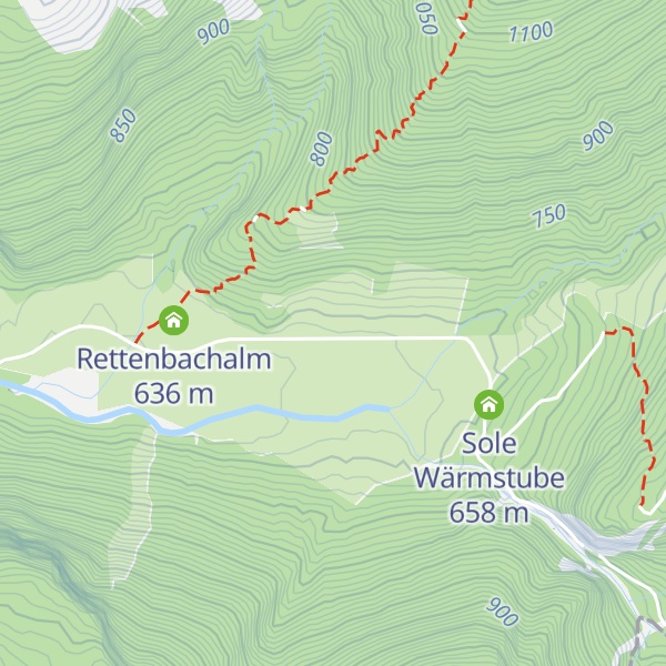 Map of Stögnerhütte