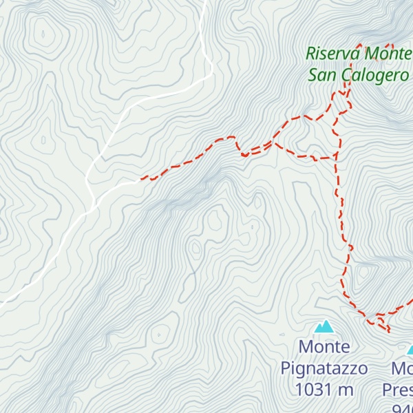 Map of Monte Dell'uomo