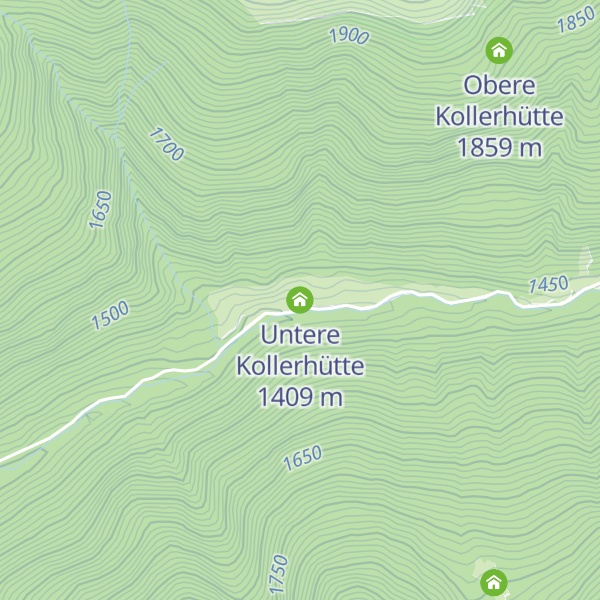 Map of Untere Kollerhütte