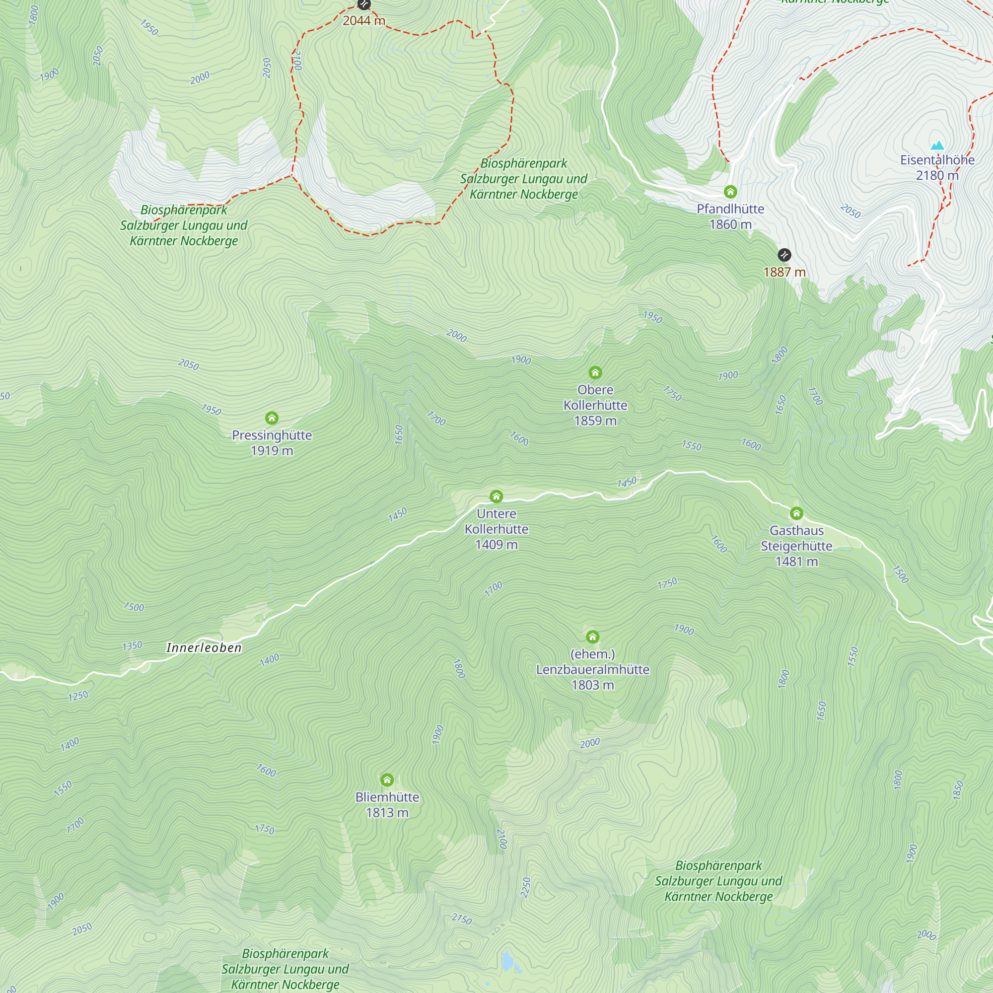 Untere Kollerhütte map