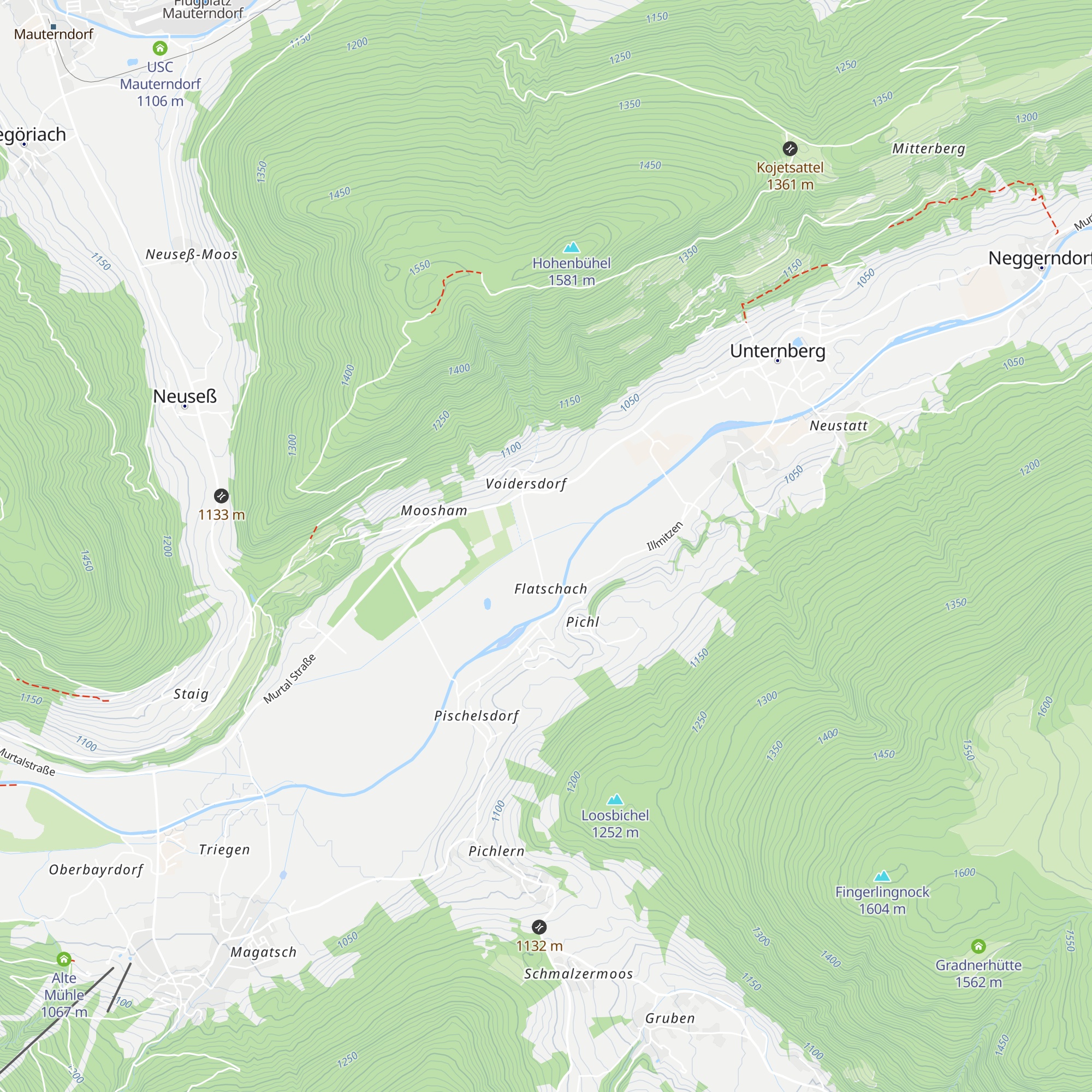 Osterfeuer map