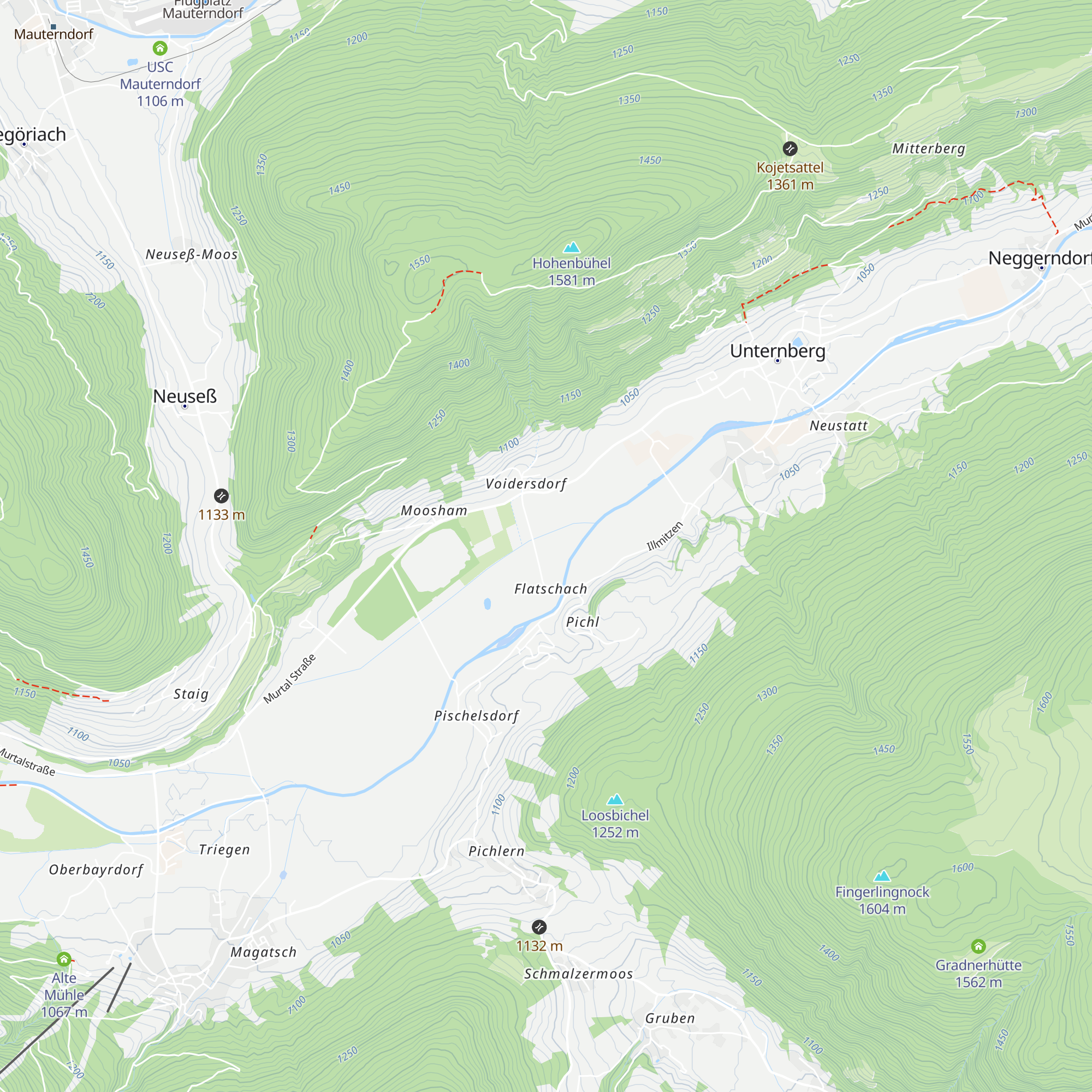 Osterfeuer map