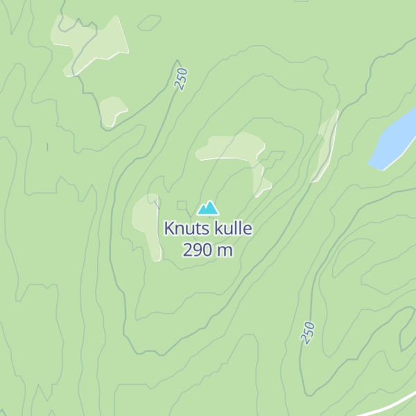 Map of Knuts kulle