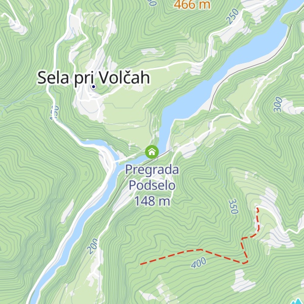 Map of Pregrada Podselo